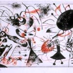 La exposición permite conocer la evolución de Joan Miró como grabador durante tres décadas