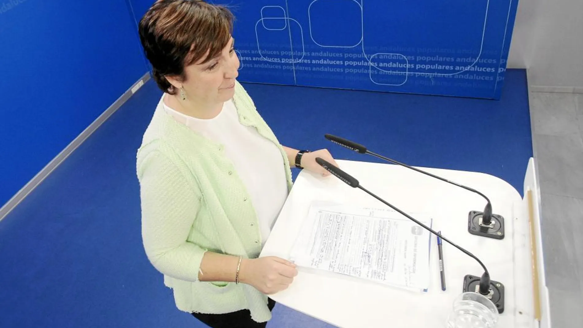 La vicesecretaria de Organización del PP-A, Ana María Corredera
