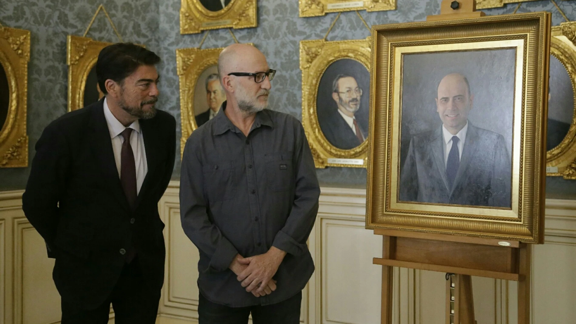 El retrato de Gabriel Echávarri ya está en la galería de alcaldes