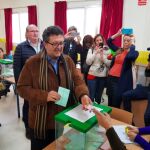 El portavoz de Voz en Andalucía, Francisco Serrano, en las elecciones andaluzas del 2D en la que la formación logró 12 escaños /Foto: EFE