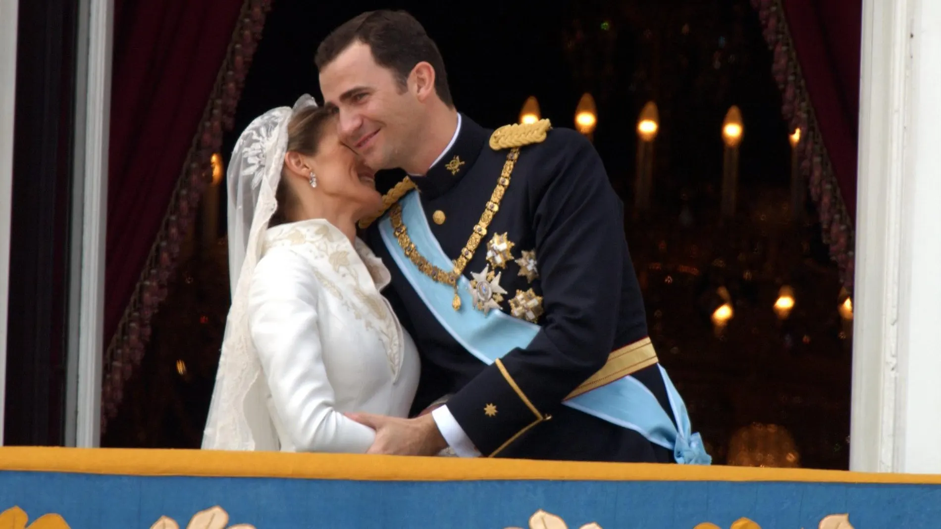 Los Reyes Felipe y Letizia el día de su boda