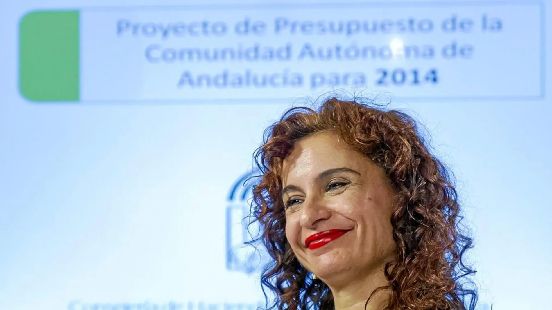 María Jesús Montero, ayer, tras el Consejo de Gobierno