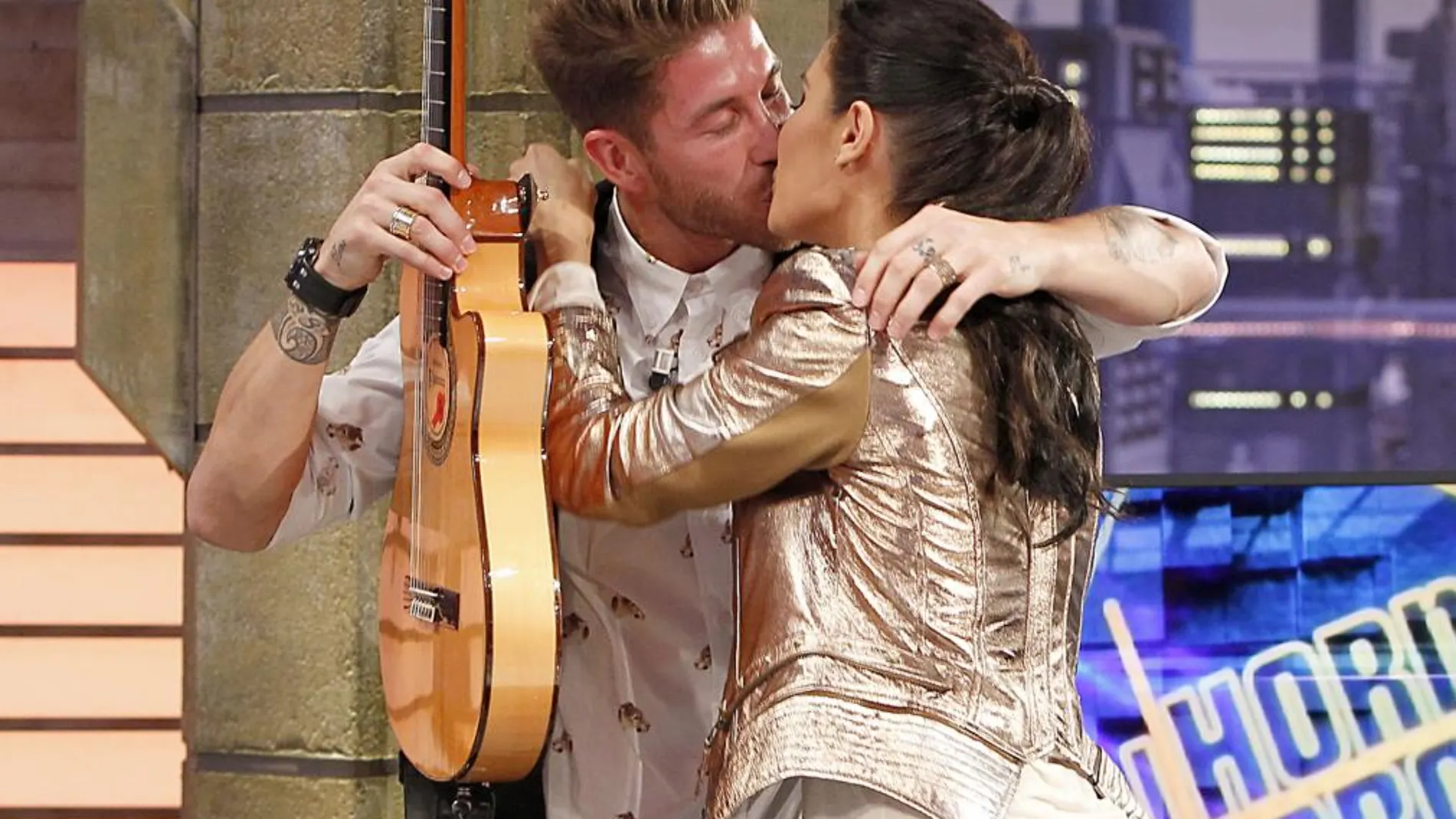 La pareja en el programa «El Hormiguero»