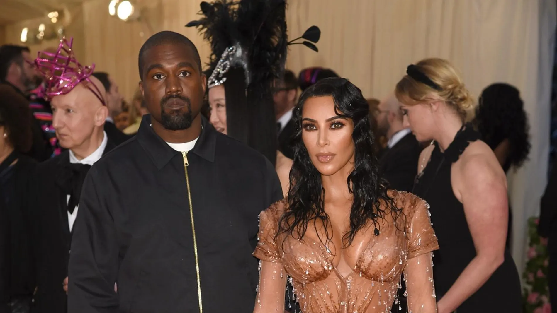 Kanye West y Kim Kardashian / Foto. Gtres