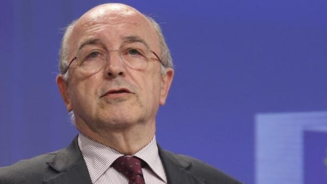 El vicepresidente de la Comisión Europea (CE) y comisario de Competencia, Joaquín Almunia.