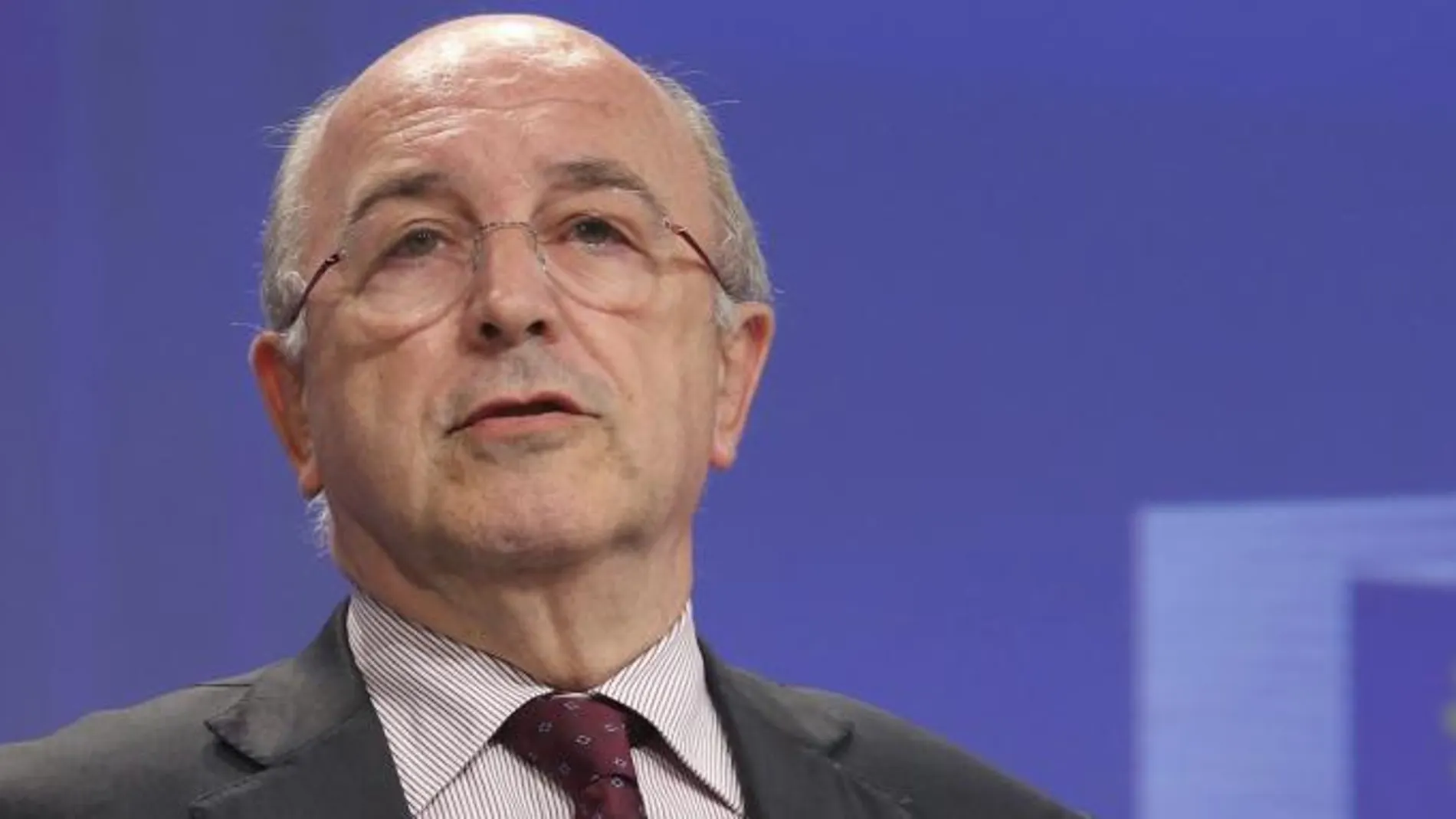 El vicepresidente de la Comisión Europea (CE) y comisario de Competencia, Joaquín Almunia.