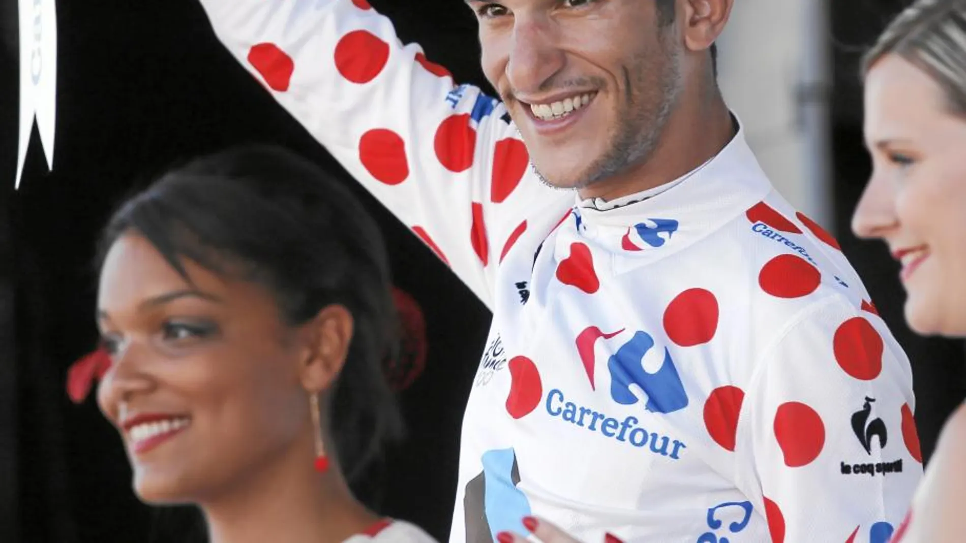 Blel Kadri es el único musulmán que está corriendo el Tour y es el nuevo líder de la montaña de la ronda francesa