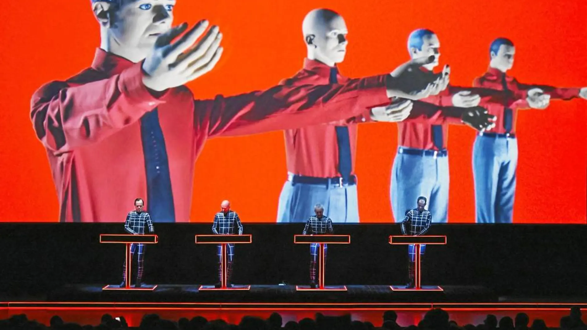 Kraftwerk, con un espectáculo en 3D.
