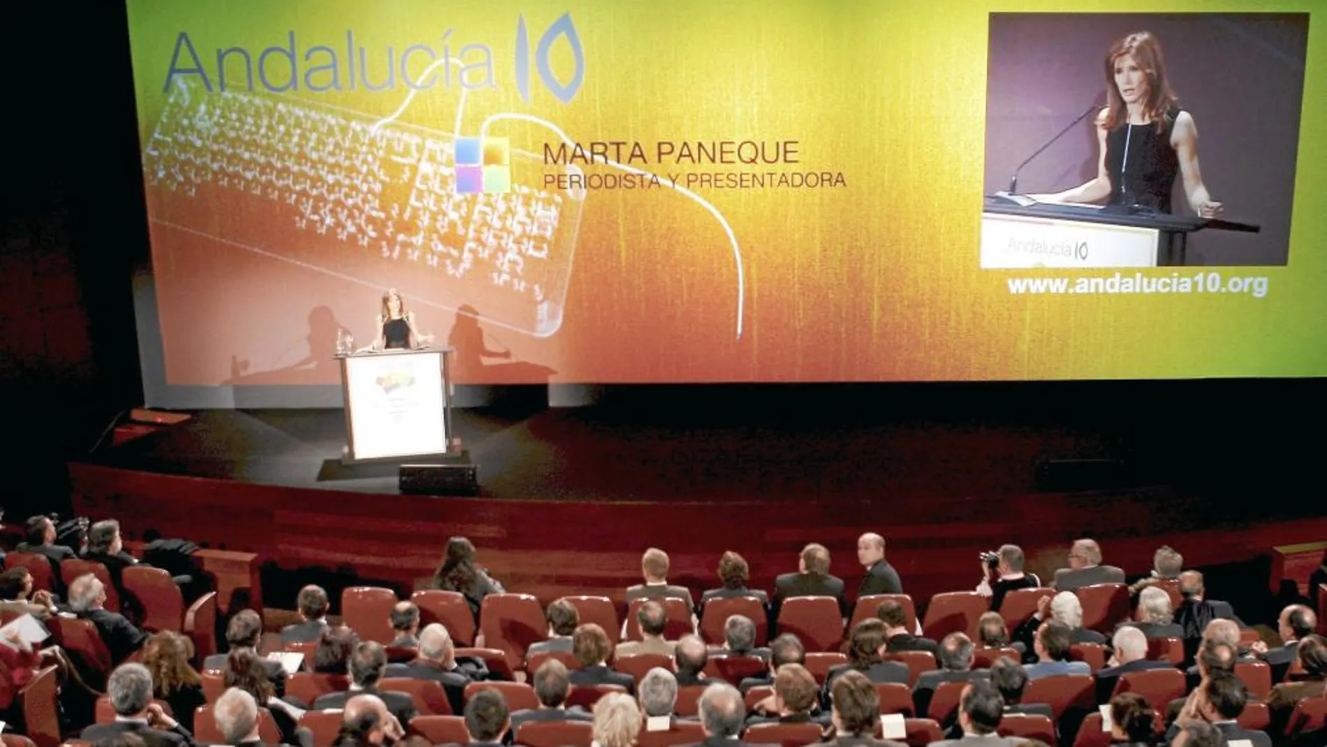 Acto multitudinario de presentación de la iniciativa «Andalucía 10» en Madrid