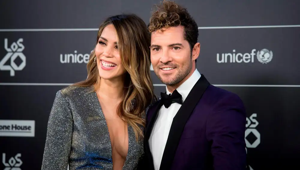 El cantante David Bisbal y su mujer Rosanna Zanetti