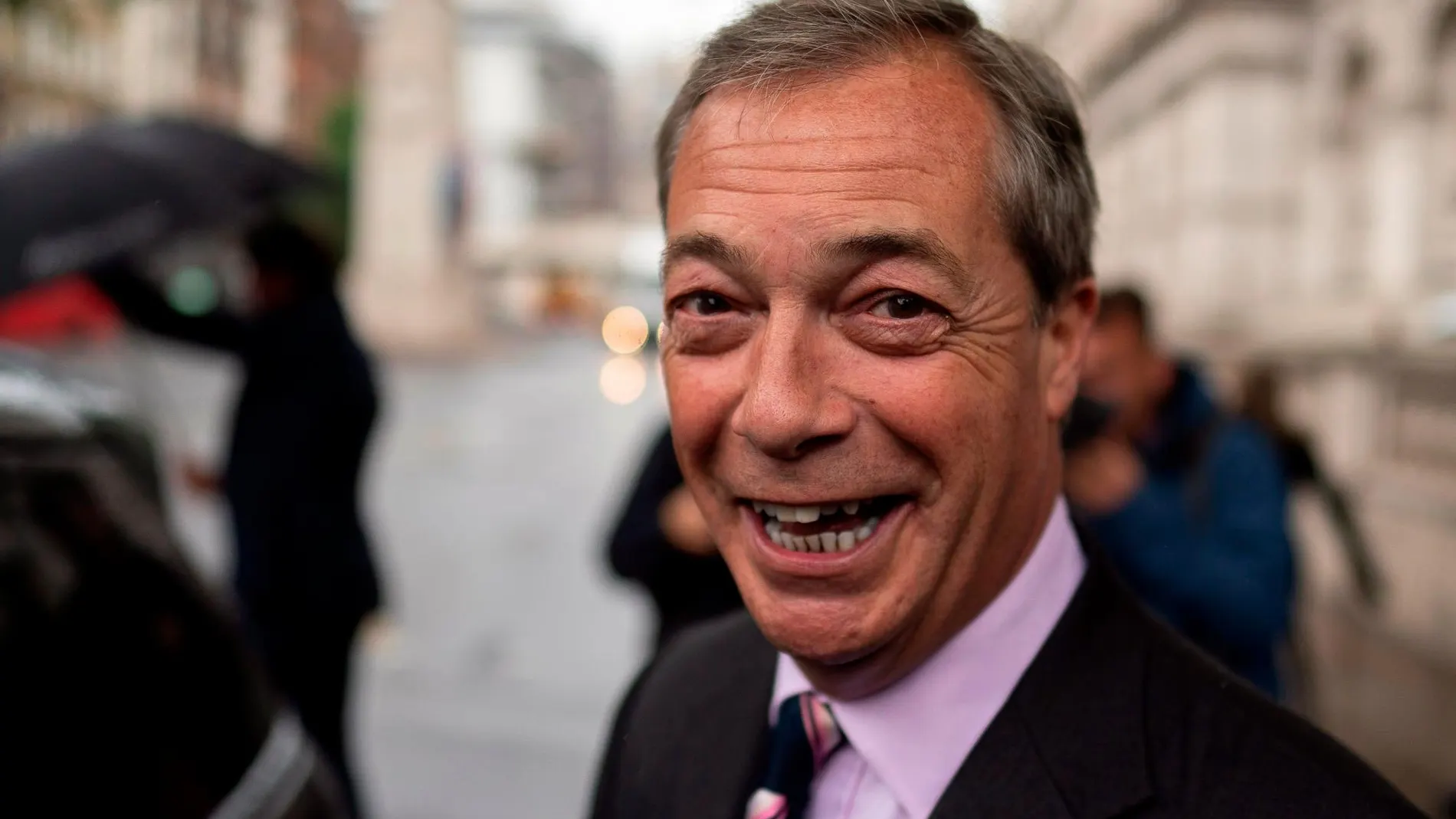 El líder del Partido del Brexit, Nigel Farage