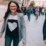 La vicepresidenta del Consell y consellera de Igualdad, Mónica Oltra, la semana pasada tras reunirse con el presidente de la Generalitat, Ximo Puig, antes de que este anunciara el adelanto de las elecciones autonómicas