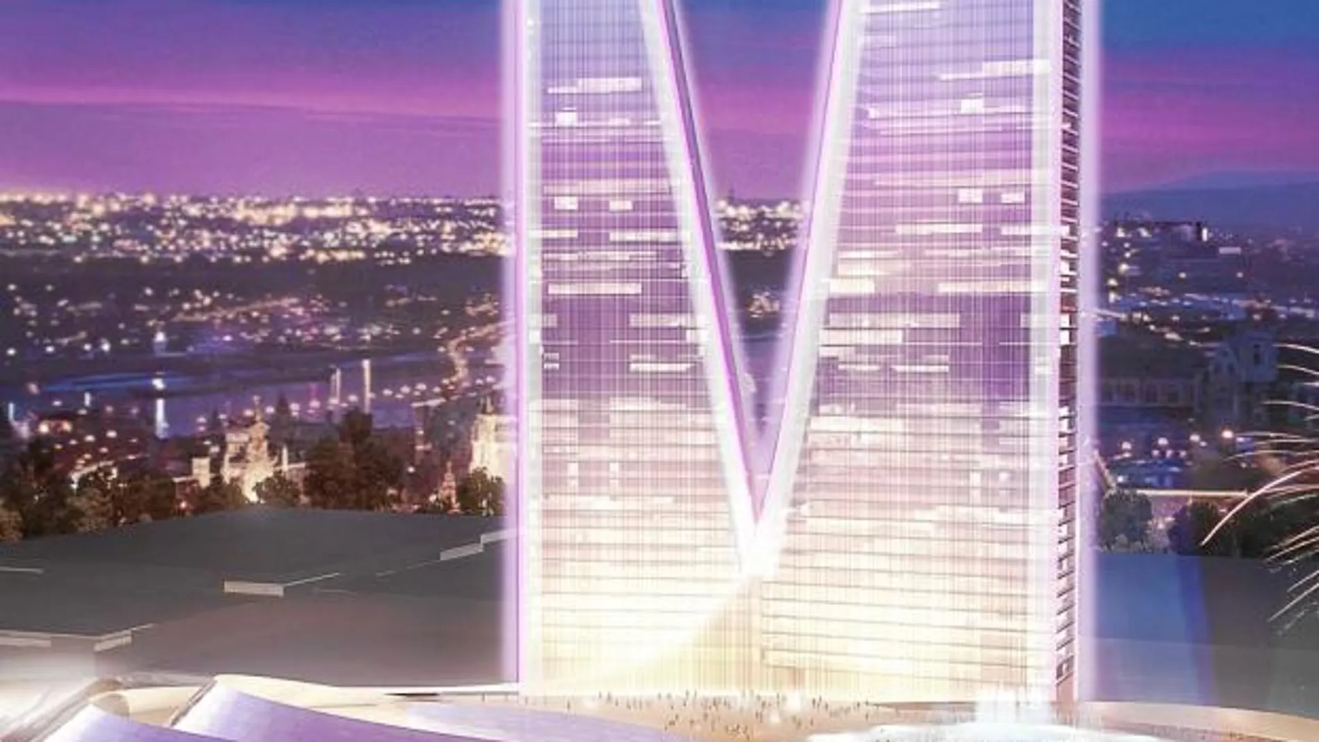 Recreación de uno de los cuatro hoteles –The M– proyectados por Las Vegas Sands para la primera fase de Eurovegas