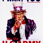 Uncle Sam, el famoso cartel reclamo para alistar jóvenes al Ejército de Estados Unidos