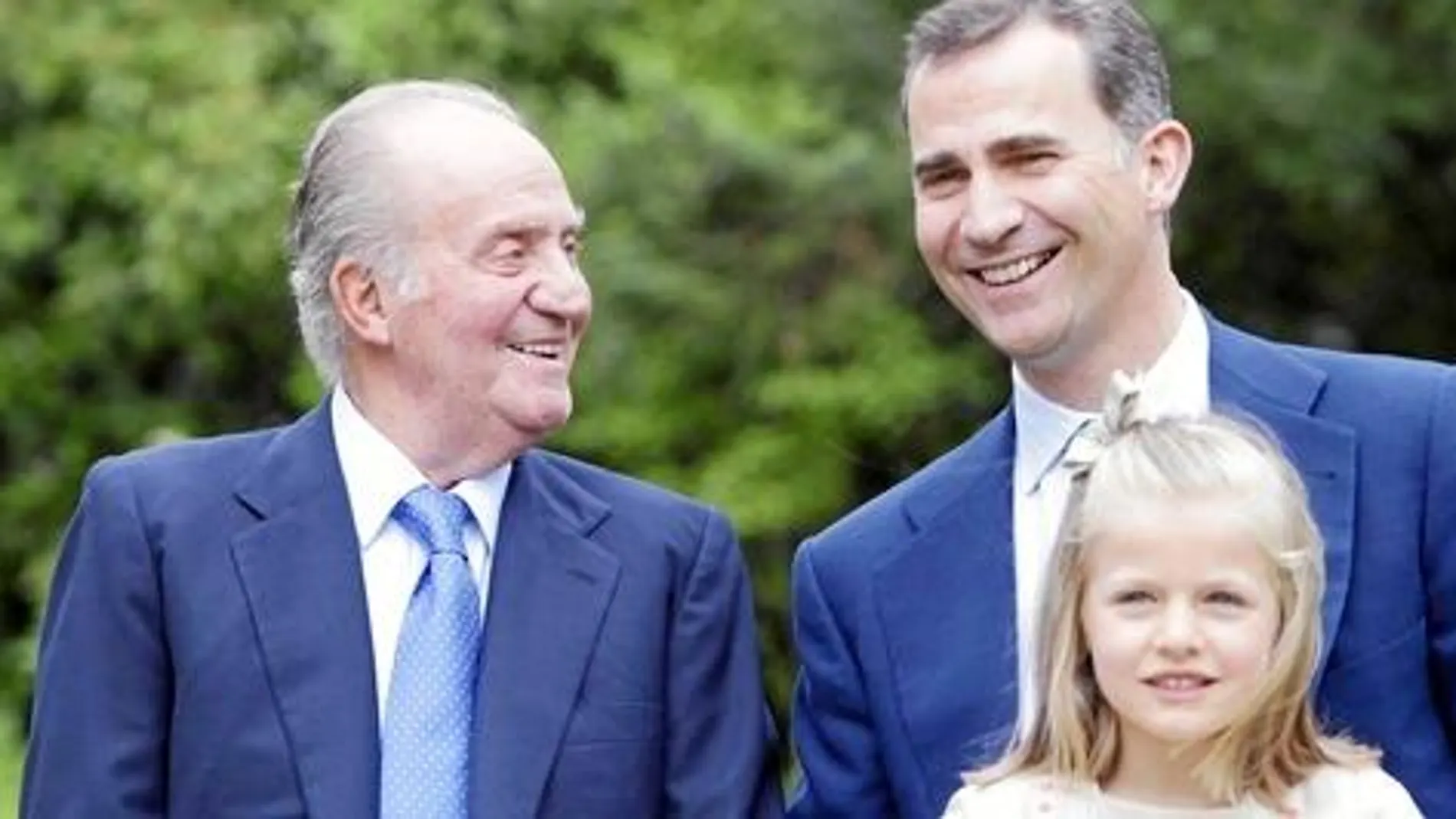 SUCESIÓN La Casa Real publicó esta imagen en la web, que afianza el orden dinástico