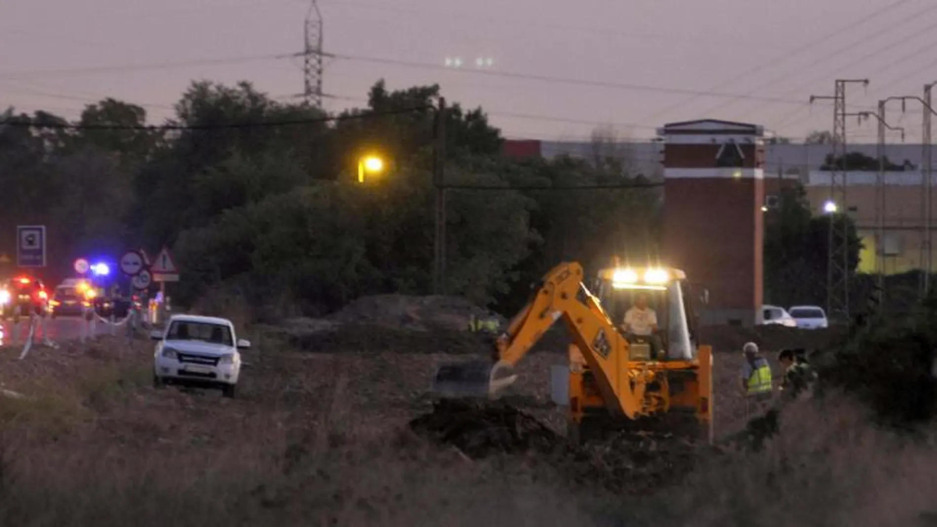 La Policía Nacional trabaja en la búsqueda de los restos de Marta del Castillo en la finca Majaloba