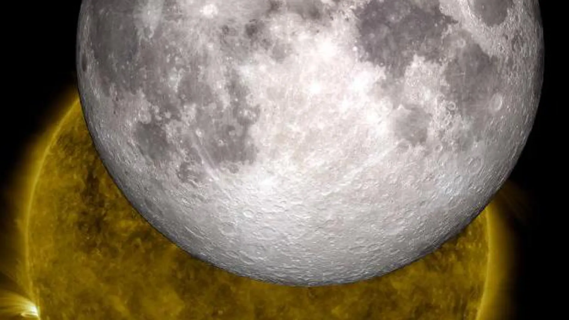 El Sol hace a la Luna más bella