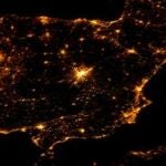 La Península iluminada, vistas desde el espacio