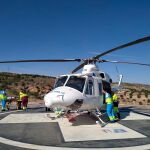 El niño fue trasladado en helicóptero al Hospital 12 de Octubre donde ha sido ingresado en estado crítico