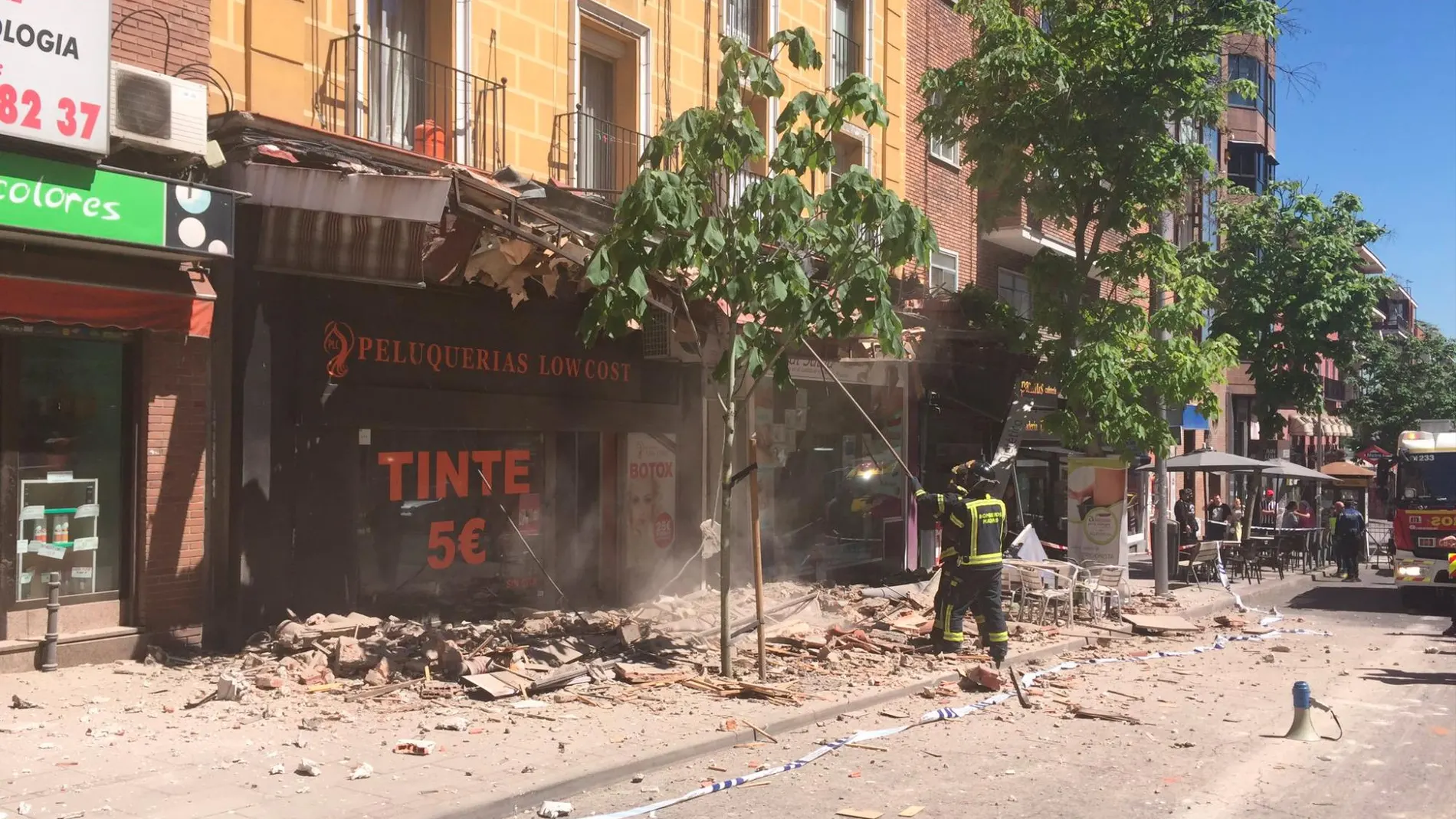 Imagen de Emergencias Madrid en el lugar del suceso