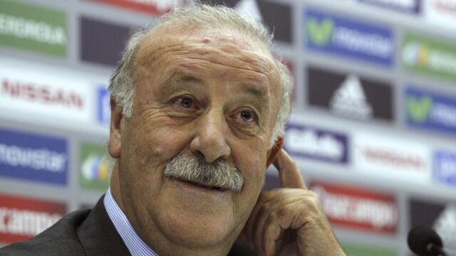 El técnico de la selección nacional, Vicente del Bosque