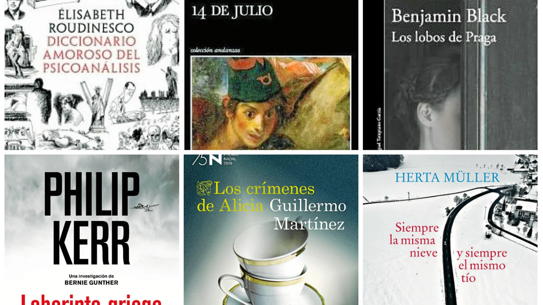 No te pierdas los libros de la semana