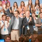 Mariano Rajoy acudió por primera vez a un acto de partido organizado por el PPCV desde que es presidente del Gobierno