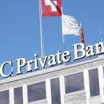 La fachada de la sede del banco HSBC en Ginebra