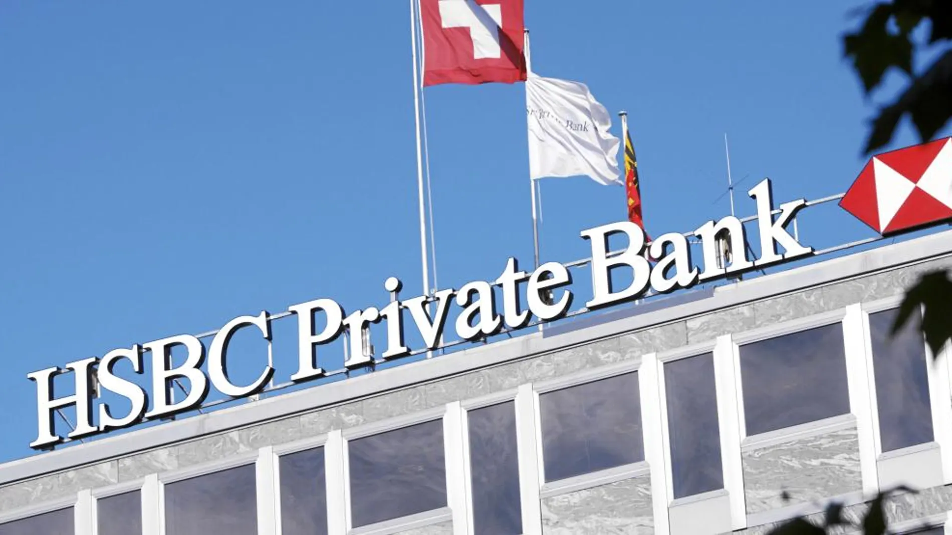 La fachada de la sede del banco HSBC en Ginebra