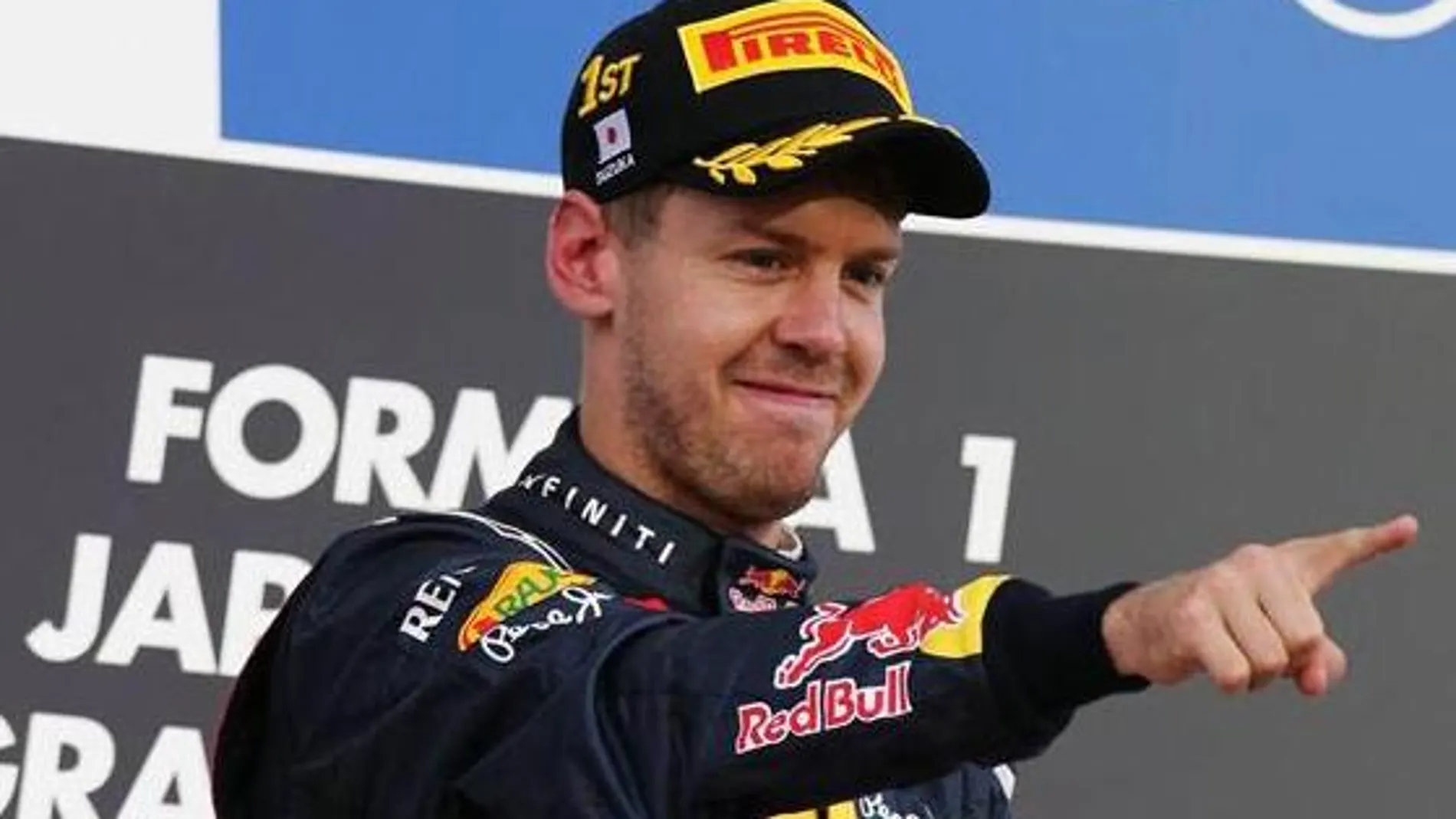 Vettel, de 26 años, logró su trigésima quinta victoria en Fórmula Uno.