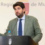 El presidente murciano en funciones, Fernando López Miras