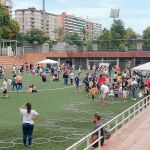 La fiesta de fin de curso se celebró ayer en el Campo de fútbol 7 en el cauce del río