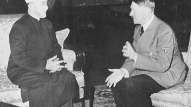En 1944, el Gran Mufti de Jerusalén fue recibido con todos los honores por Hitler