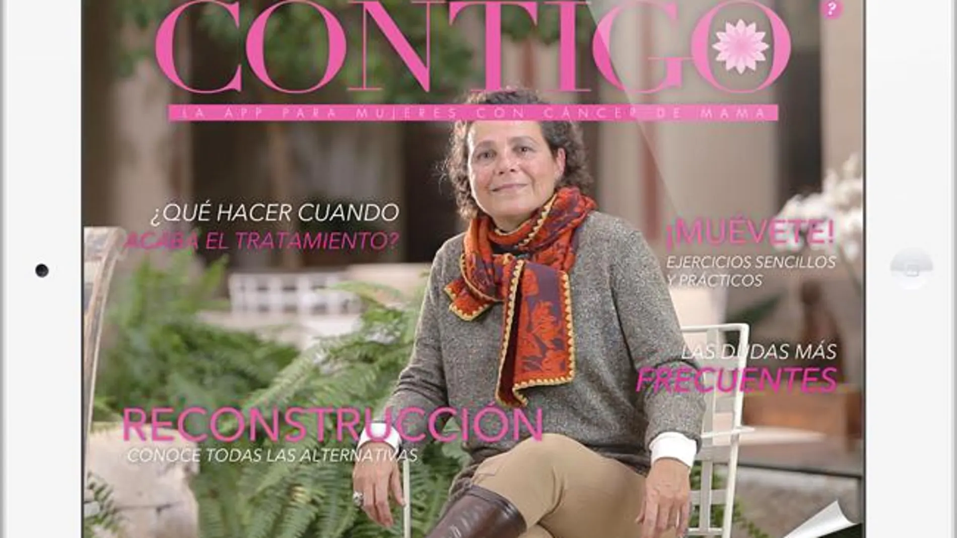 Contigo, 16 testimonios de mujeres que superaron el cáncer de mama en una app