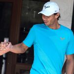 Rafa Nadal ya está en España tras ganar su duodécimo Roland Garros