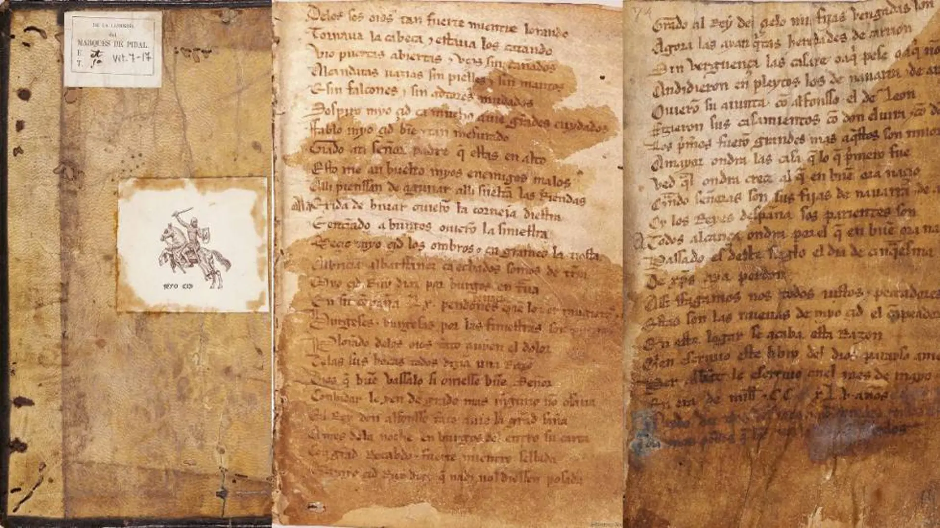 El códice del "Cantar de Mío Cid"se expondrá 15 días en la sede central de la Biblioteca Nacional