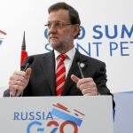 El presidente del Gobierno, Mariano Rajoy, participó ayer y el jueves en la cumbre de líderes de gobierno del G-20 en San Petersburgo, donde se alabó la recuperación de España