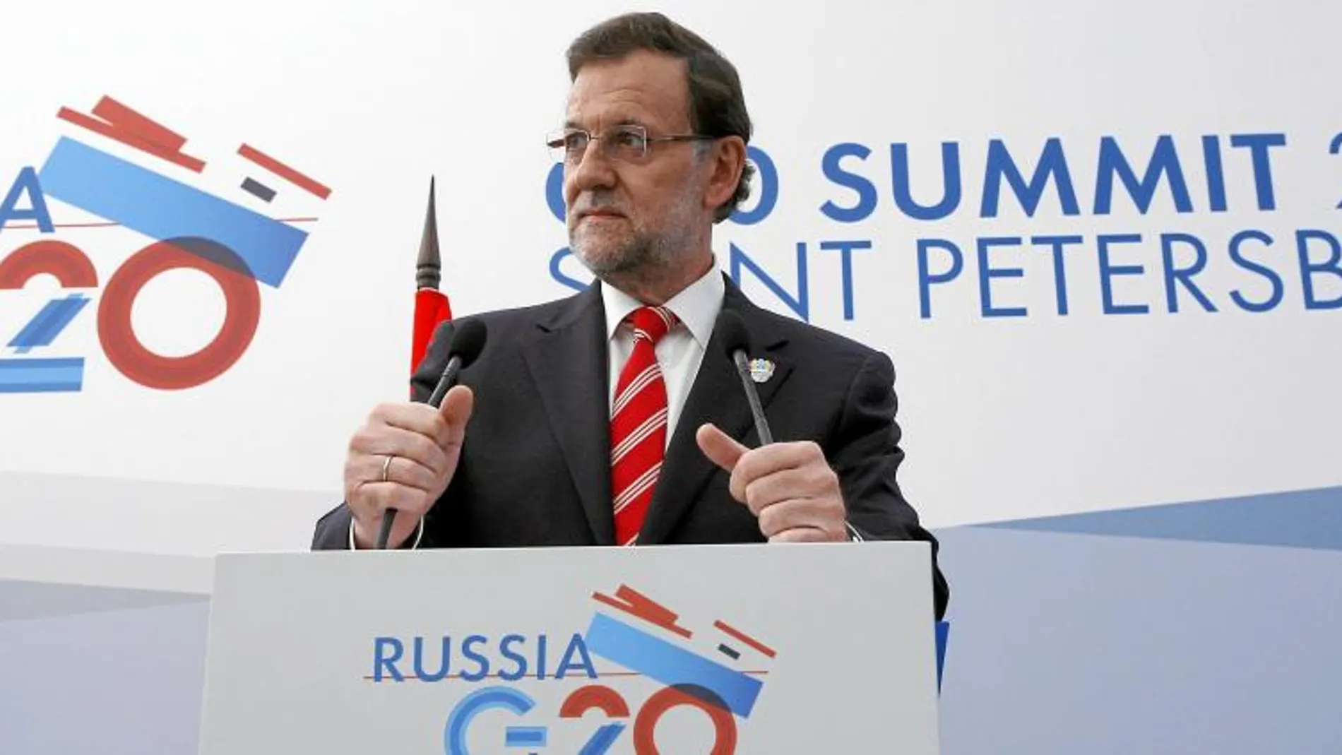 El presidente del Gobierno, Mariano Rajoy, participó ayer y el jueves en la cumbre de líderes de gobierno del G-20 en San Petersburgo, donde se alabó la recuperación de España