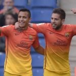 Alexis Sanchez y Jordi Alba