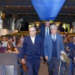 El presidente del Colegio de Veterinarios de España, Juan José Badiola, en Burgos, antes de la conferencia
