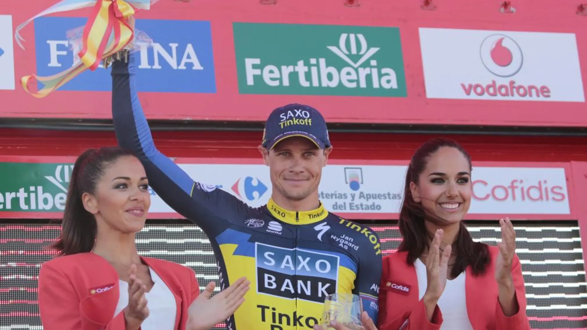 El ciclista irlandés Nicolas Roche, del Saxo Bank