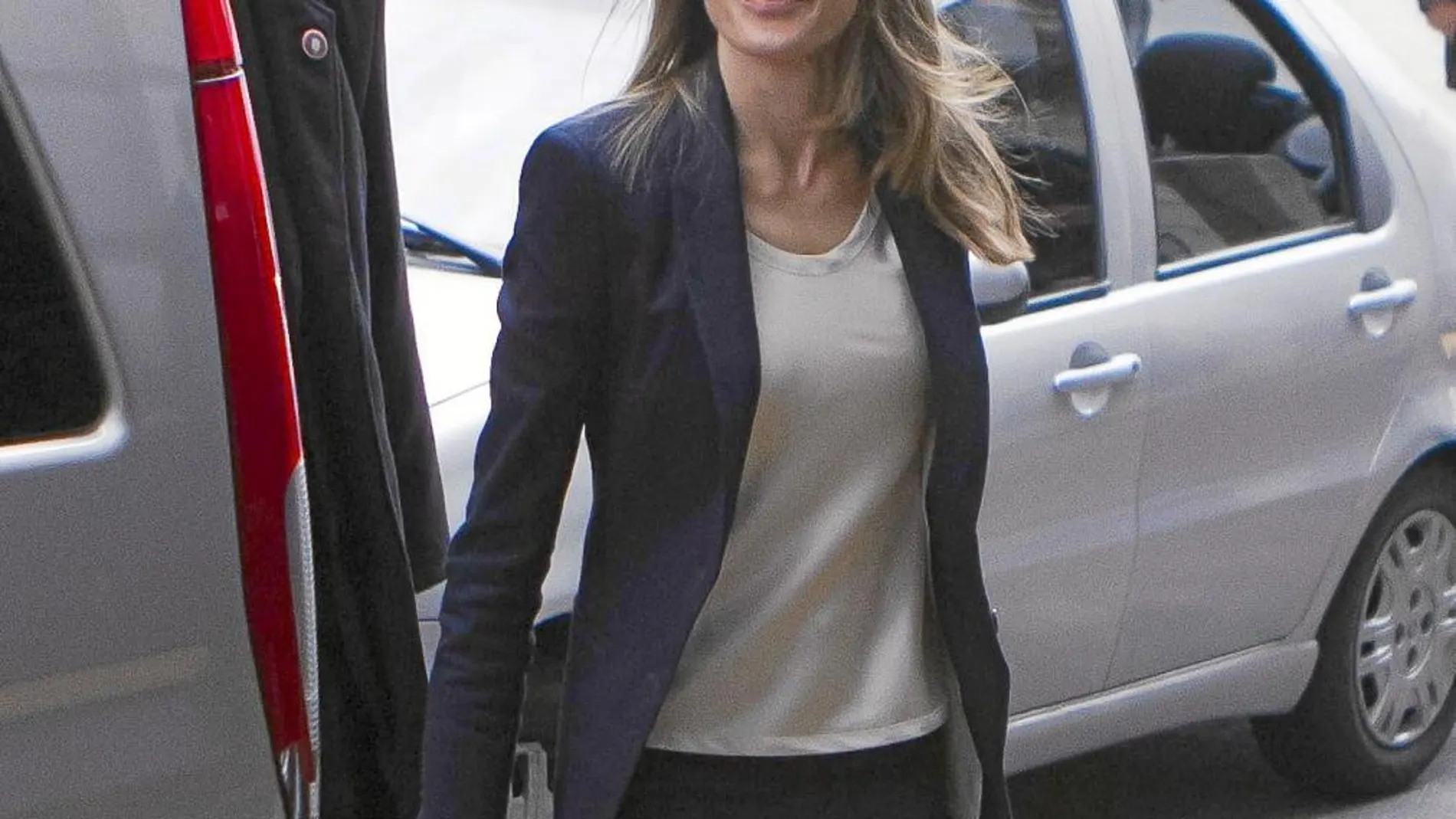 La princesa Letizia a su llegada hoy al hotel de Buenos Aires donde se encuentra la delegación española