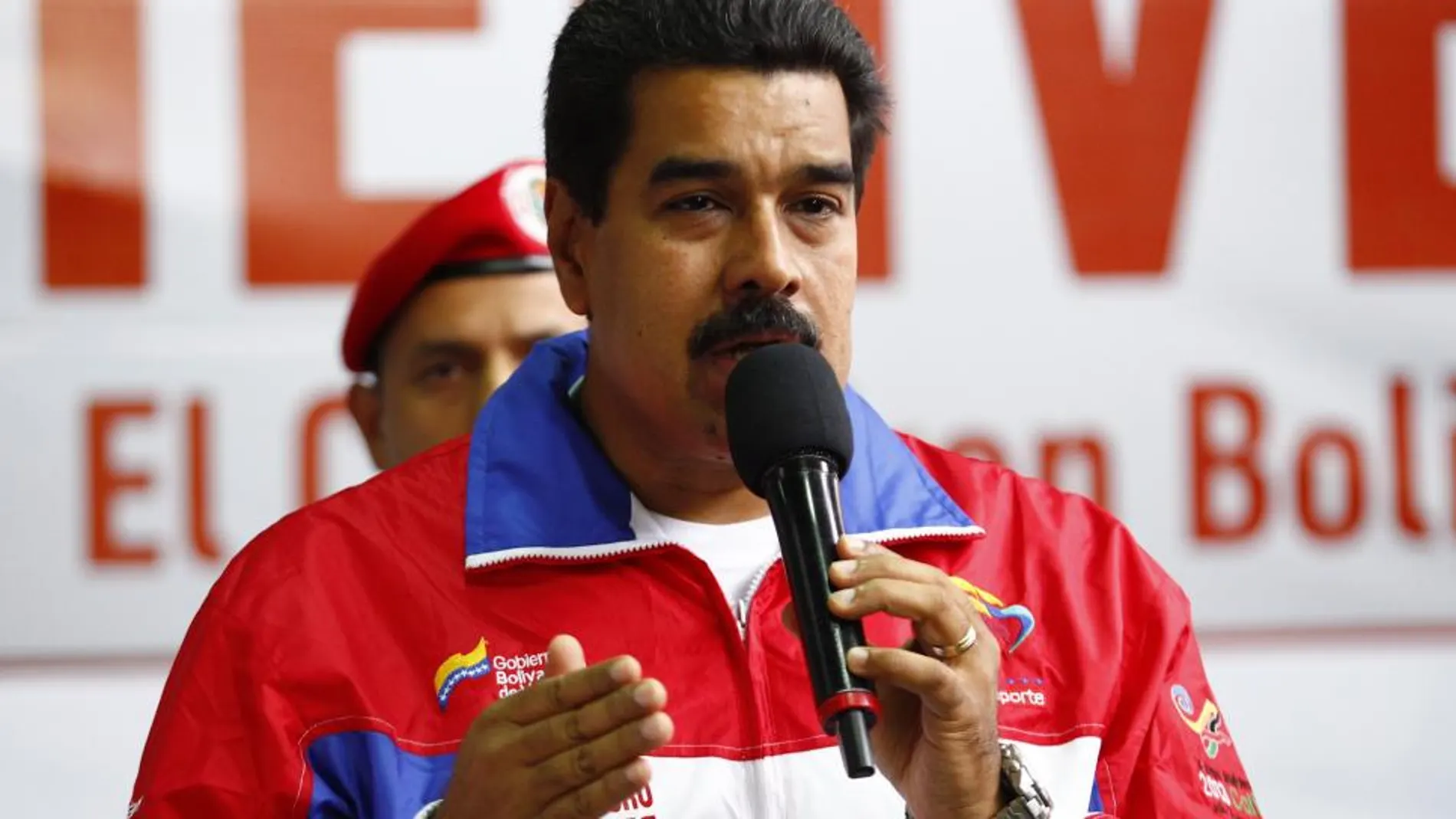 Nicolás Maduro durante la inauguración de un funicular en Caracas