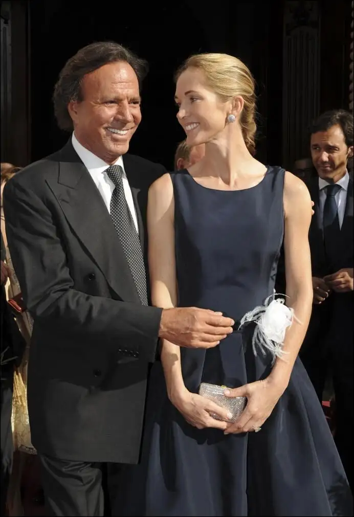 Julio Iglesias y MIranda Rijsburger