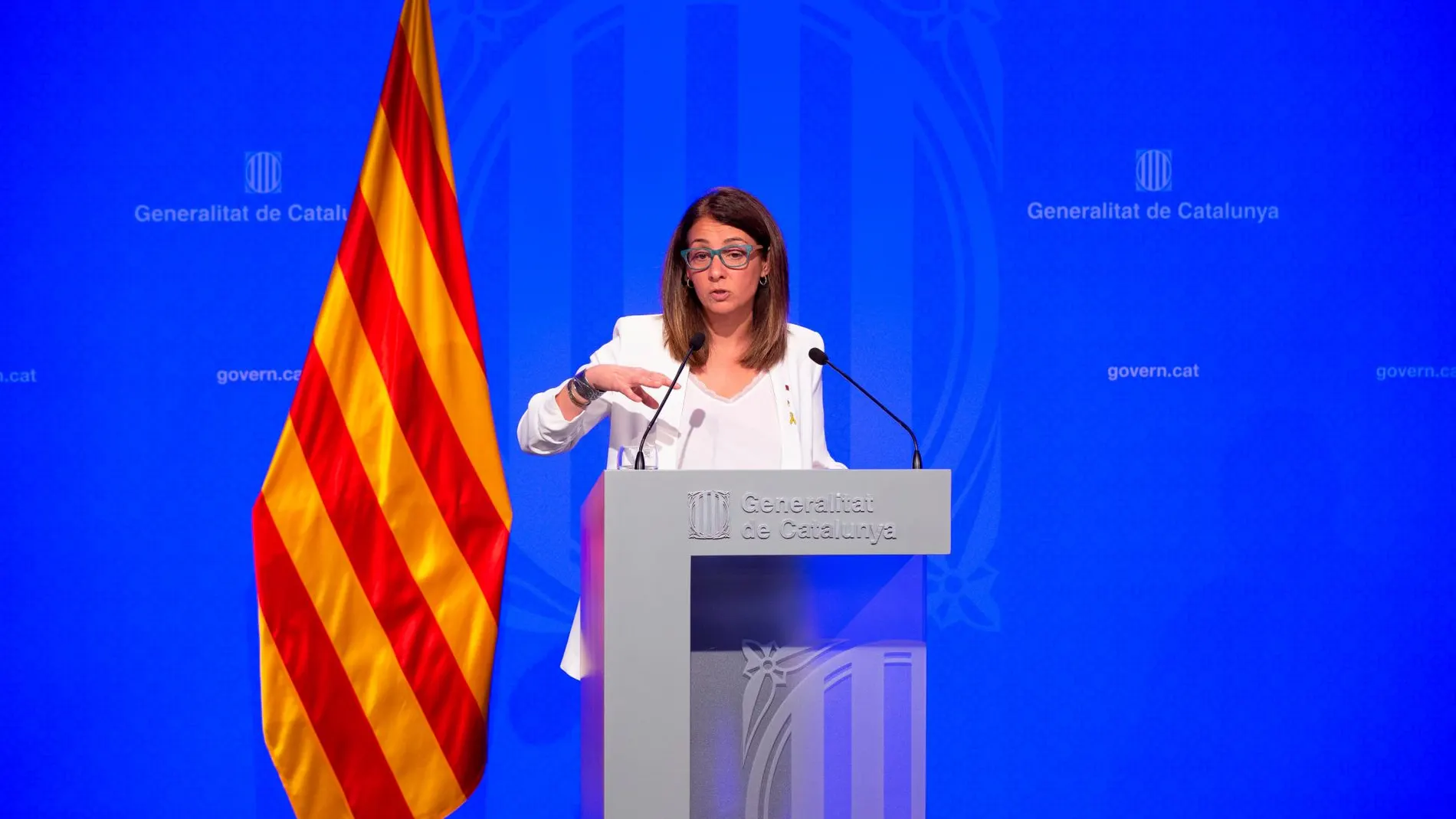 Rueda de prensa de la consellera de Presidencia de la Generalitat, Meritxell Budó, tras el Consell Executiu28 mayo 201928/05/2019