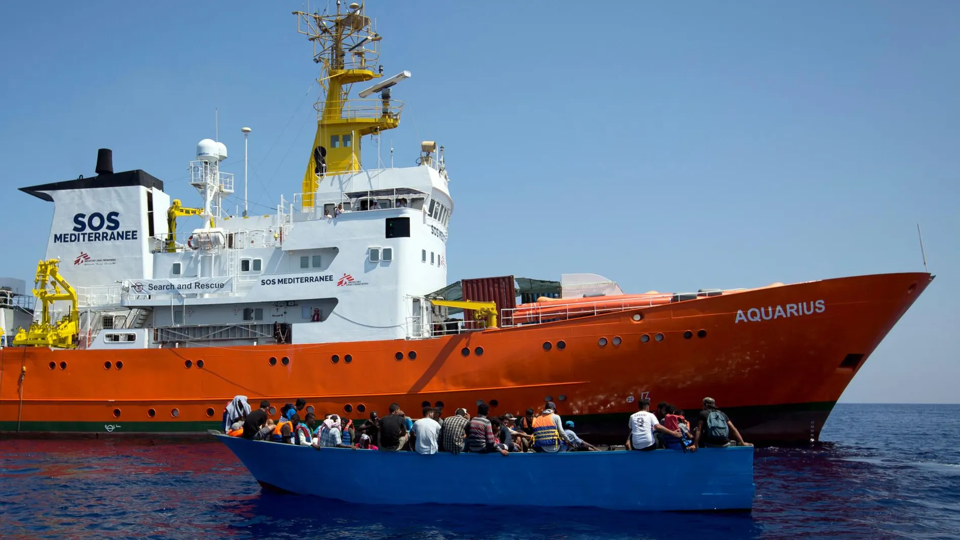 En agosto de 2018 el Puerto de Valencia acogió al Aquarius, el barco que rescató a centenares de inmigrantes en el mar