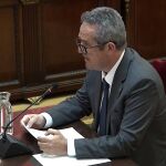 Joaquim Forn, cabeza de lista de JxCAT, regresará a su casa, al Ayuntamiento de Barcelona para tomar el acta de concejal
