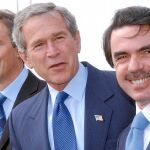 Blair, Bush y Aznar, en el encuentro de las Azores, celebrado en marzo de 2003