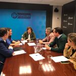 Boning se reunió con Belén Hoyo, Gerardo Camps, Miguel Barrachina, Rubén Ibáñez y Elena Bastidas