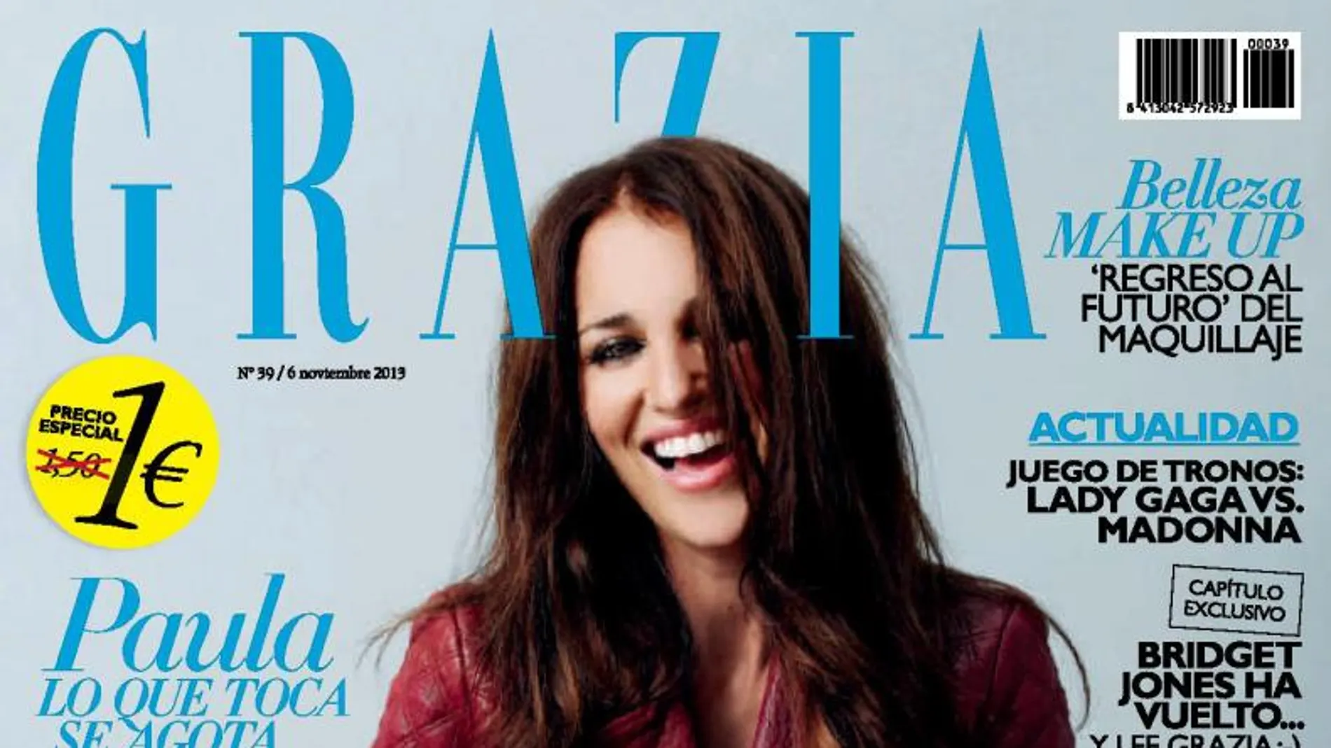 Paula Echevarría, protagonista de la portada de «Grazia»